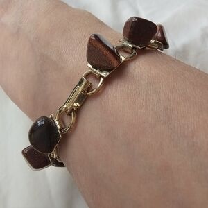 Vintage Goldstone Bracelet
